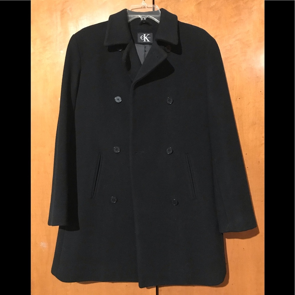 Calvin Klein Vintage Wool Pea Coat